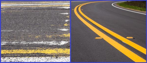 最终目标是通过准确、明亮和安全的标记来消除褪色或不存在的道路标记