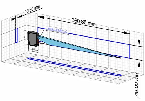 OM30-P0350.HV.YUN 测距传感器3D模型图