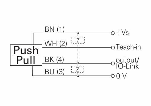 O300H.GL-GW1J.PVCV 传感器的接线图