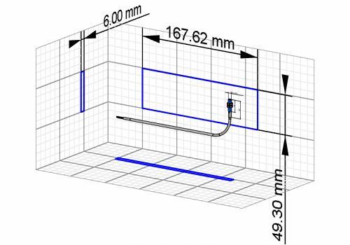 IFRM 04P15B1/L 电感式接近开关的3D模型图