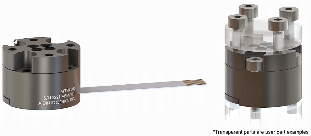 韩国Adin RoboticsAFT20-D15微型六轴力扭矩传感器安装示意图 韩国Adin RoboticsAFT20-D15微型六轴力扭矩传感器安装示意图