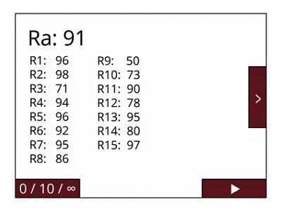 MSC15的CRI 的显示 。 MSC15的CRI 的显示 。