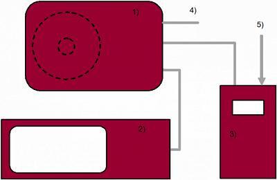 ISD-1.6-SP-Vxx探测器测量布置示意图 ISD-1.6-SP-Vxx探测器测量布置示意图