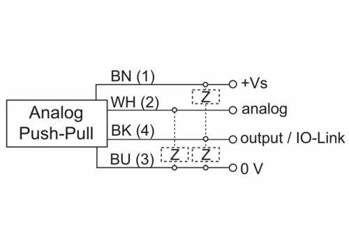 OM30-P0350.HV.YUN 测距传感器接线图 OM30-P0350.HV.YUN 测距传感器接线图