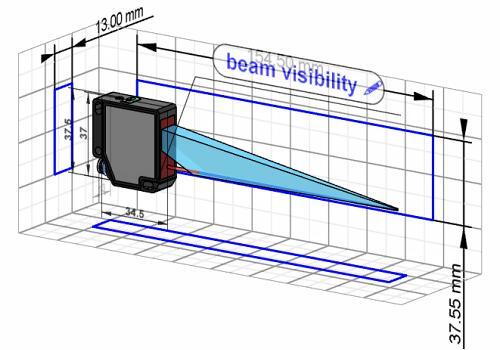 OM20-P0120.HH.TXN 测距传感器的3D模型图 OM20-P0120.HH.TXN 测距传感器的3D模型图