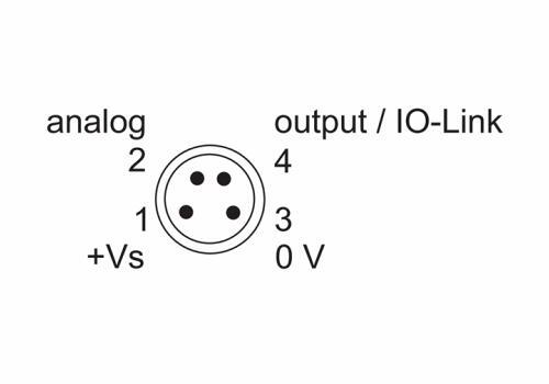 OM20-P0120.HH.YUN 测距传感器的针角定义图 OM20-P0120.HH.YUN 测距传感器的针角定义图