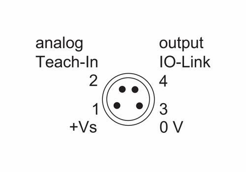 U300.D50-DPMJ.72N 超声波测距传感器的针角定义图 U300.D50-DPMJ.72N 超声波测距传感器的针角定义图