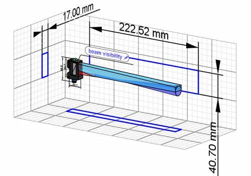 O300.GP-PV1T.72N 漫反射式传感器的3D模型图 O300.GP-PV1T.72N 漫反射式传感器的3D模型图