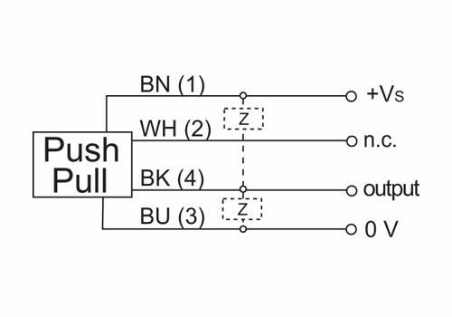 O300.RR-GL1Z.72N 传感器的接线图 O300.RR-GL1Z.72N 传感器的接线图