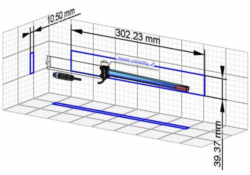 O200.SP.T-GW1J.72NV 光栅的3D 模型图 O200.SP.T-GW1J.72NV 光栅的3D 模型图