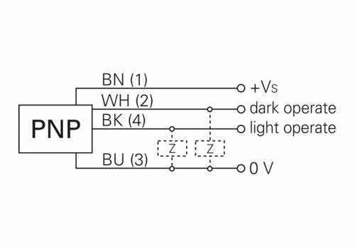OHDK 10P5101/S35A 传感器的接线图 OHDK 10P5101/S35A 传感器的接线图